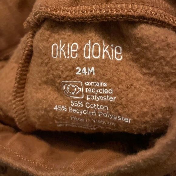 Okie Dokie Leopard Print Kids Hoodie and Joggers Set size 24M - Picture 6 of 6